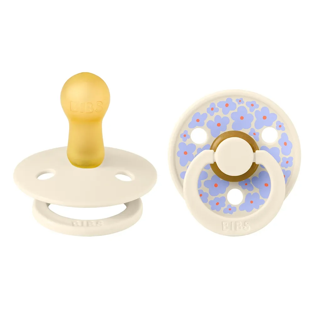 BIBS napp 2-pack 6-18m Ivory/Ivory