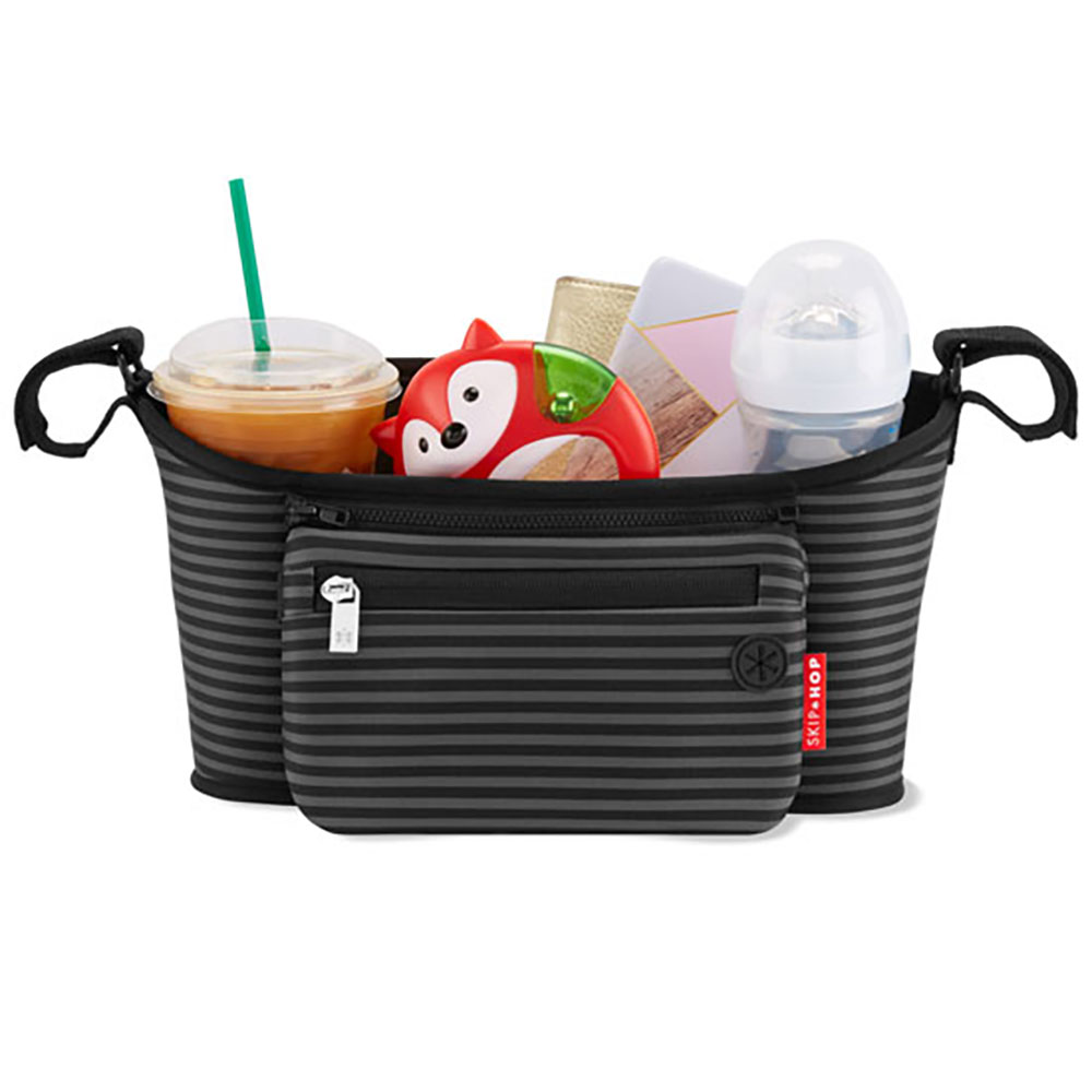 Skip Hop Organizer barnvagn Black/Grey Stripes