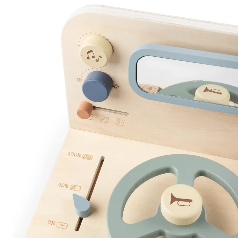 Sebra Aktivitetspanel bil trä