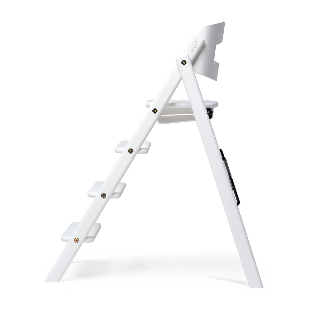 Kaos Klapp Matstol Bok Vit