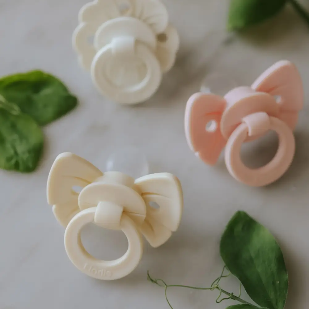 Elodie Binky Bow Napp Misty Pink One size