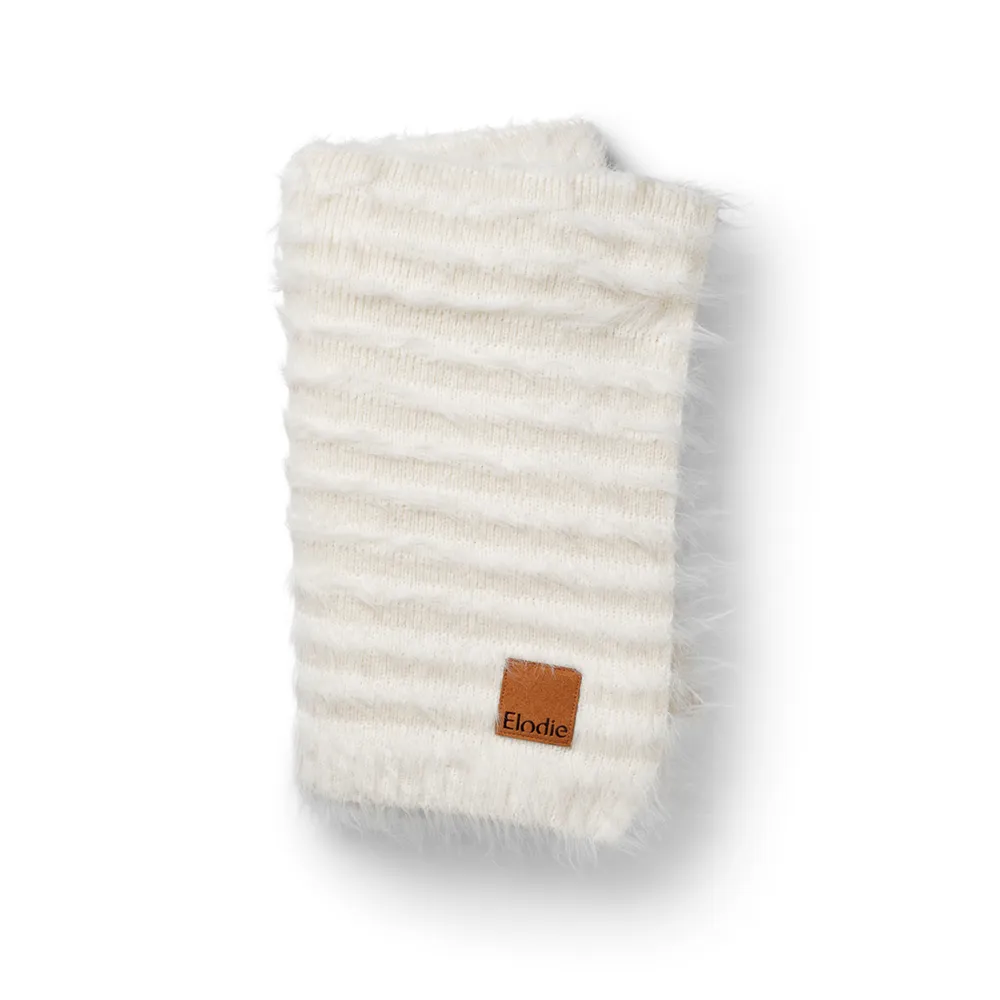 Elodie Details Furry Knit Filt Vanilla White