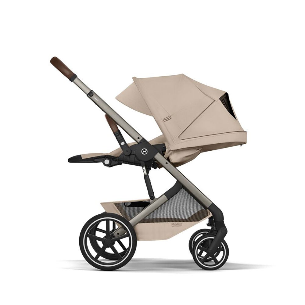 Cybex Balios s lux tpe incl. hopfällbar liggdel almond beige