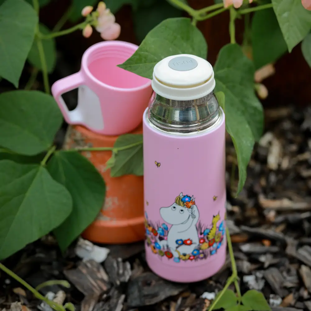 Rätt start Mumin Äng Termos 350 ml rosa | Köp hos Pyret & Snäckan