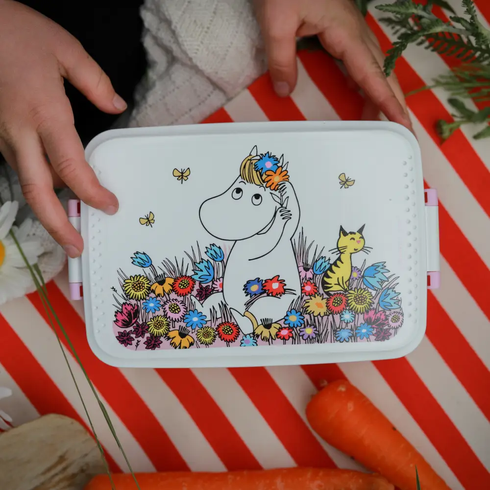 Rätt Start Mumin Äng Lunchlåda rosa