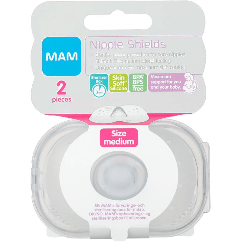 MAM Nipple Shields size M 2p