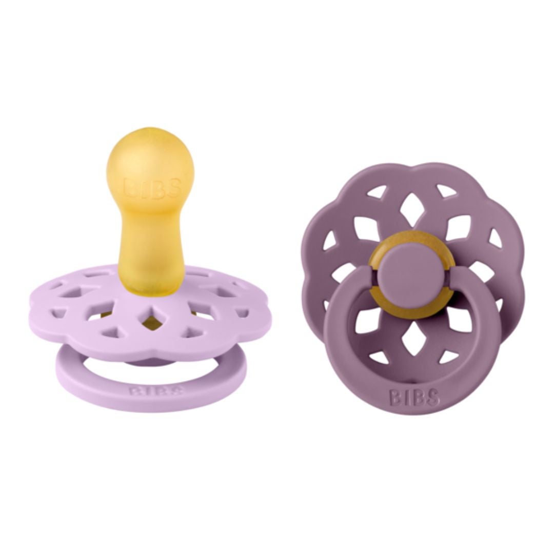 BIBS napp Boheme 2-pack 6-18m Violet Sky/Mauve
