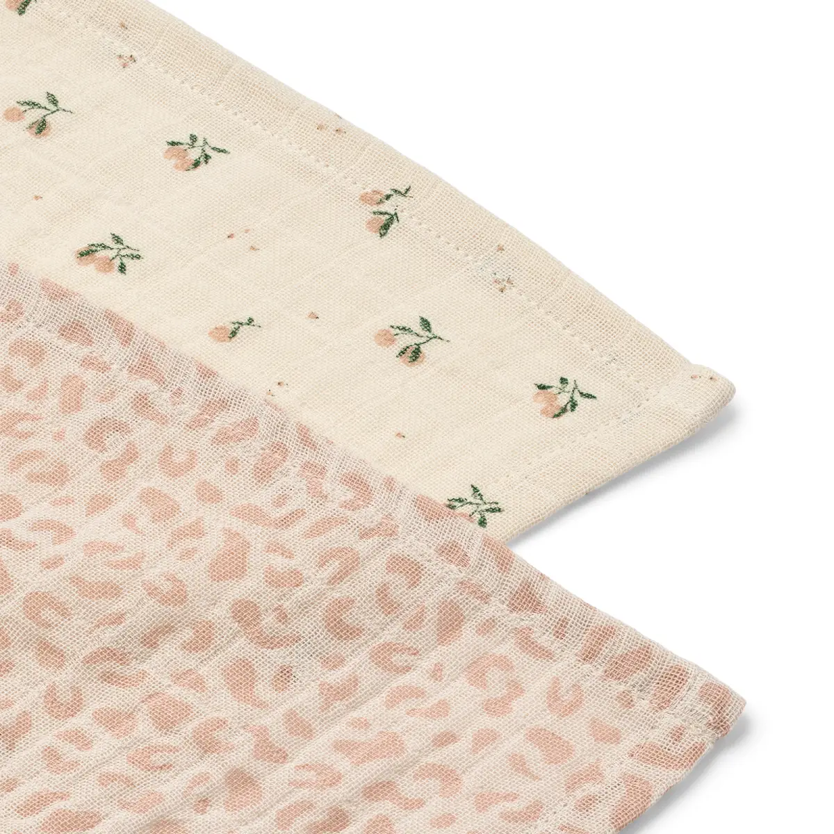 Liewood Lewis muslinfiltar 2-pack Mini Leo / Mini Peach Mix