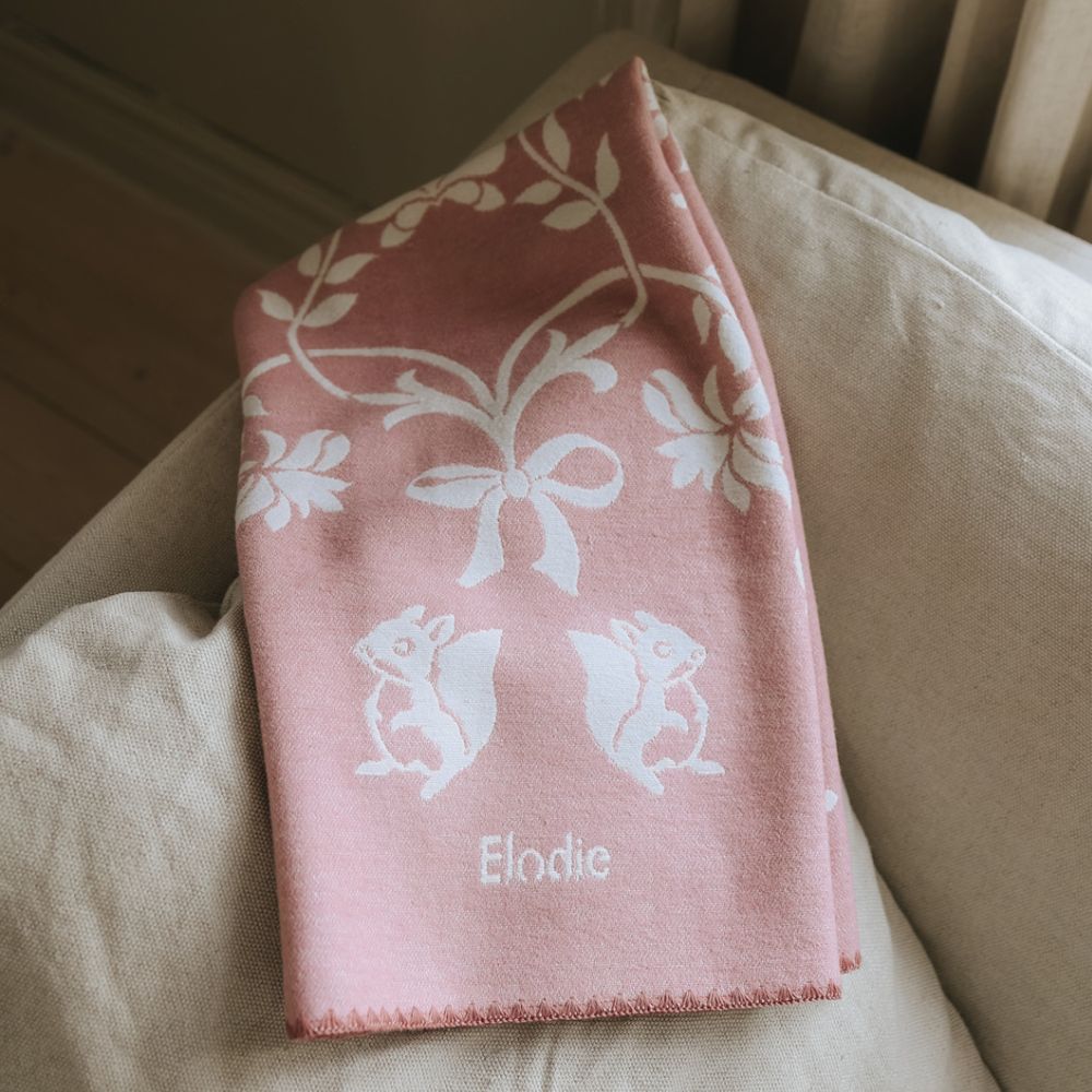 Elodie Details Jacquardfilt mullberry pink