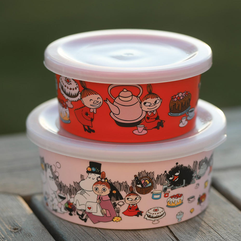 Rätt start Mumin Picknick Lilla My, Snackbox, 2-pack