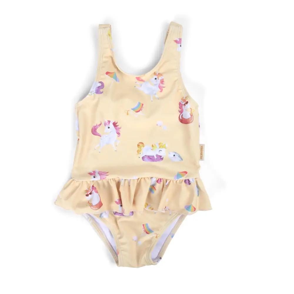 Filibabba eva – baddräkt 3-4 år – unicorn shores
