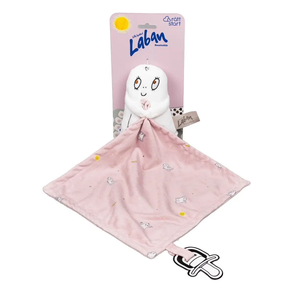 Rätt Start Laban, snuttefilt, rosa