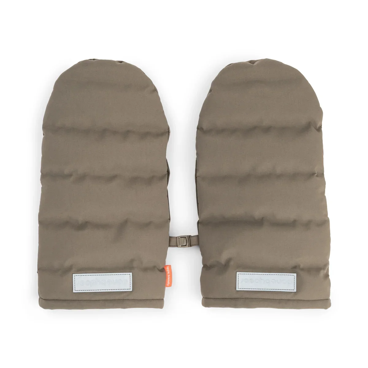 Done by Deer barnvagnshandskar taupe