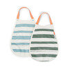 Done by Deer Pull-over haklapp 2-pack Stripes Blue/Green