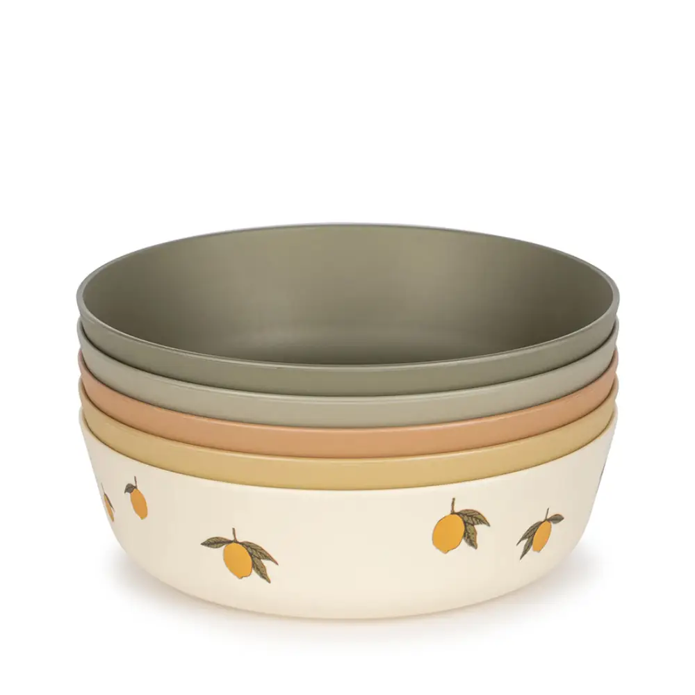 Konges Slöjd 5 Pack Bowl Lemon Mix-One Size