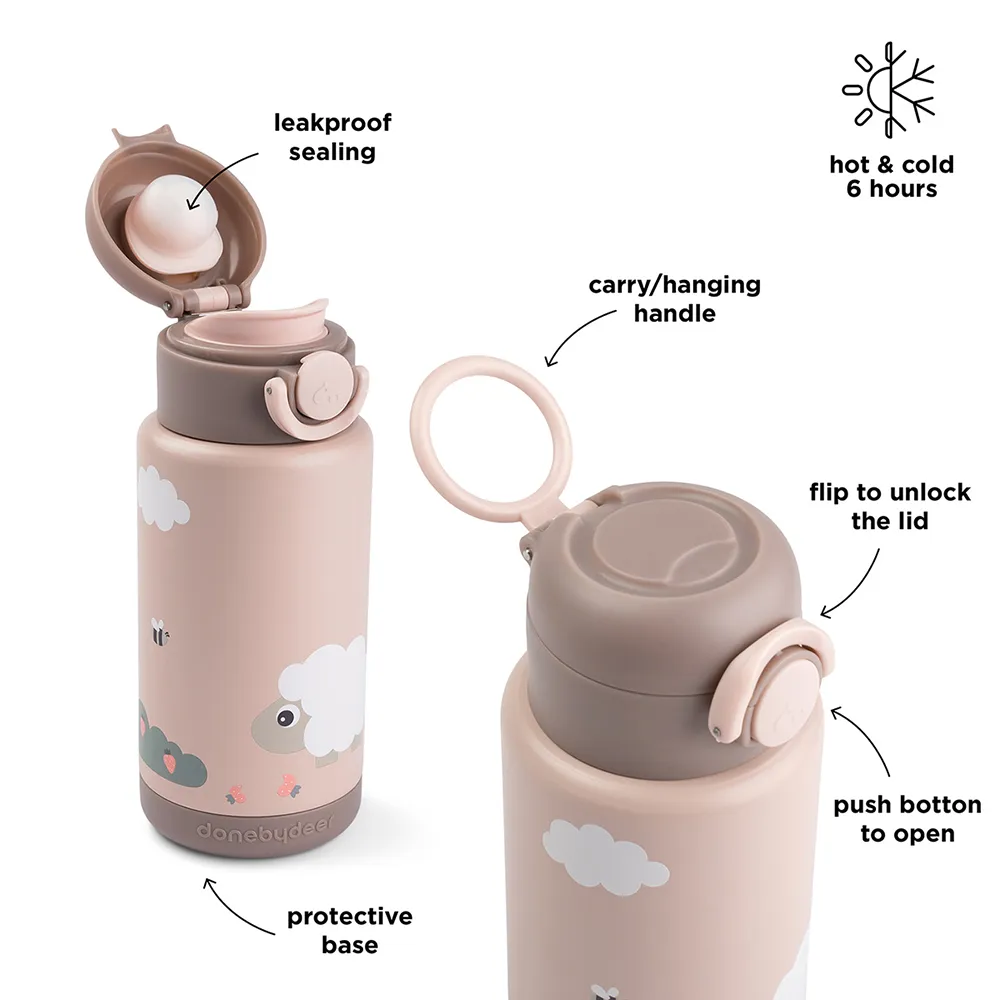 Done by Deer Insulated bottle Tiny farm Powder