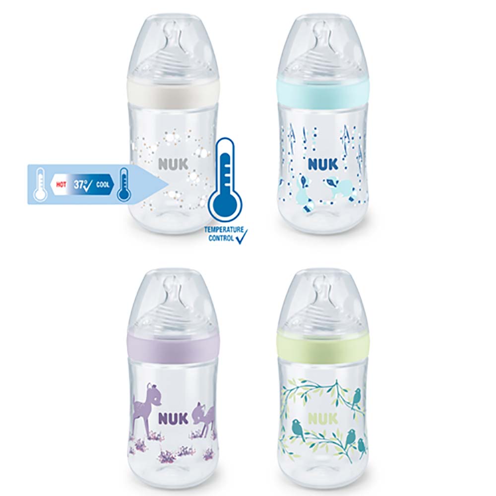 NUK Nature Sense nappflaska 260ml Mixed Colours